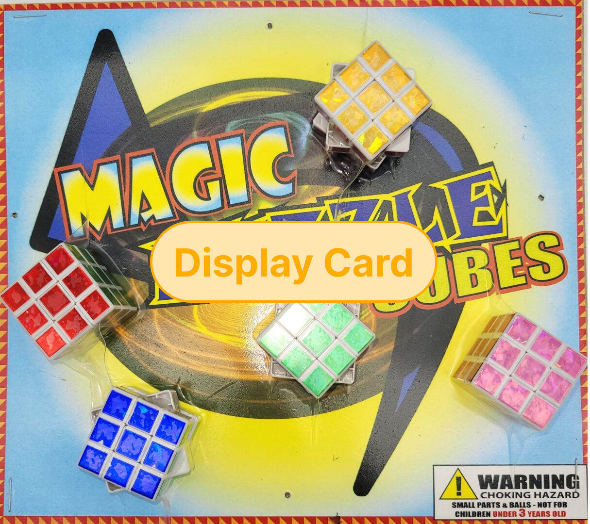 Display Card - 2" Magic Cubes