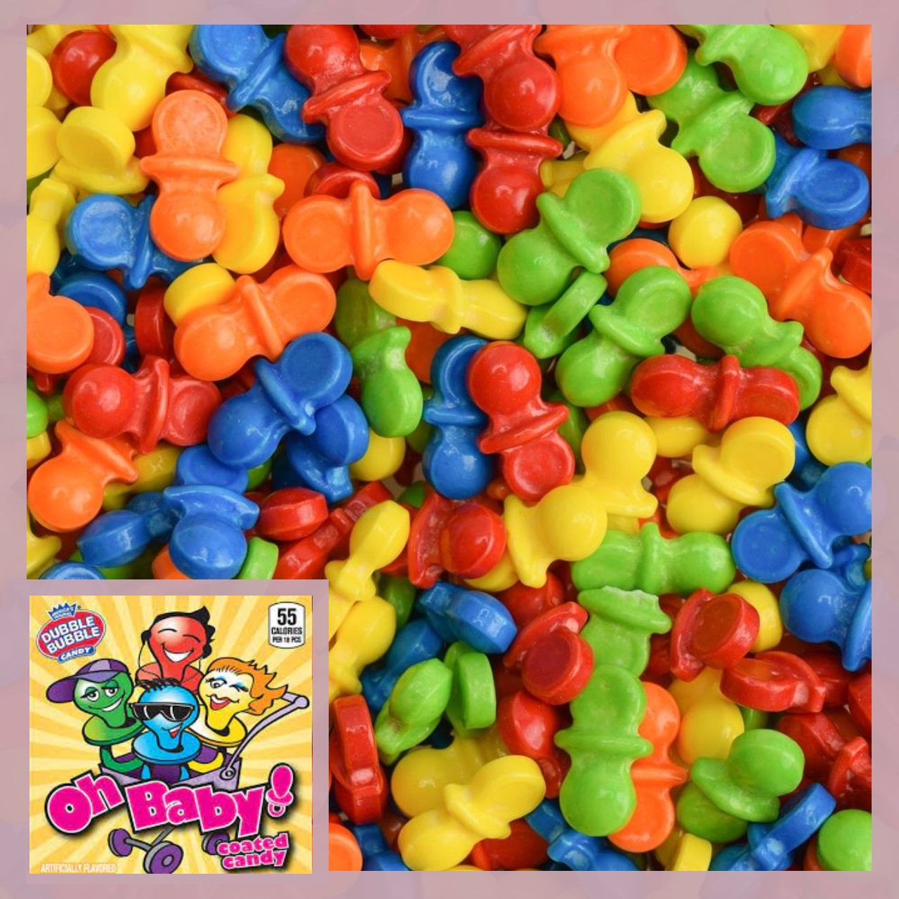 Bulk Oh Baby Coated Pacifier Candy Wholesale