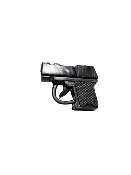 2" Mini Black Plastic Handgun Toy Guns