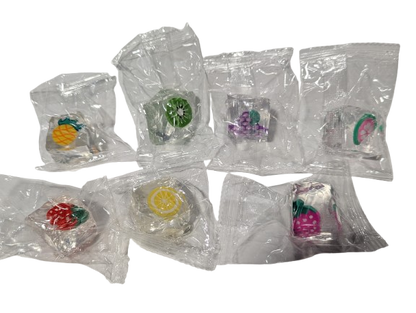 2" Mini Squishy Ice Flubby Cube With Fruit