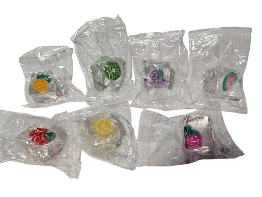 2" Mini Squishy Ice Flubby Cube With Fruit