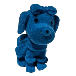 2" Colorful Furry Puppies