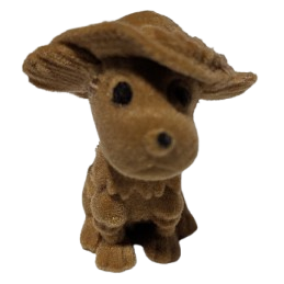 2" Colorful Furry Puppies