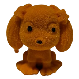 2" Colorful Furry Puppies