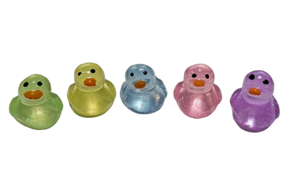 2" Colorful Squishy & Sticky Ducks