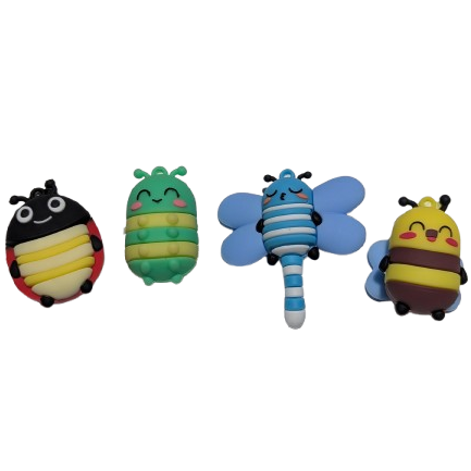 2" Soft Mini Rubber Insect Bug Charm