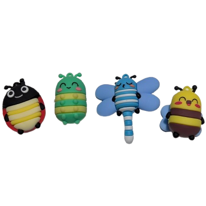 2" Soft Mini Rubber Insect Bug Charm