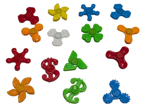 2" Mini Plastic Fidget Spinner Toy