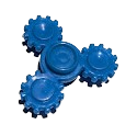 2" Mini Plastic Fidget Spinner Toy