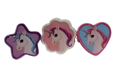 Plastic Unicorn Signet Rings