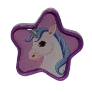 Plastic Unicorn Signet Rings