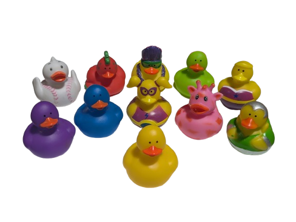 2" Dashboard Ducks in Toy Capsules