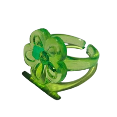 Colorful Clear Plastic Rings