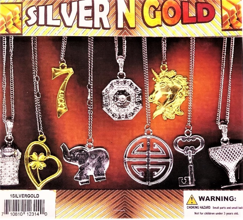 2" Silver & Gold In Toy Capsules