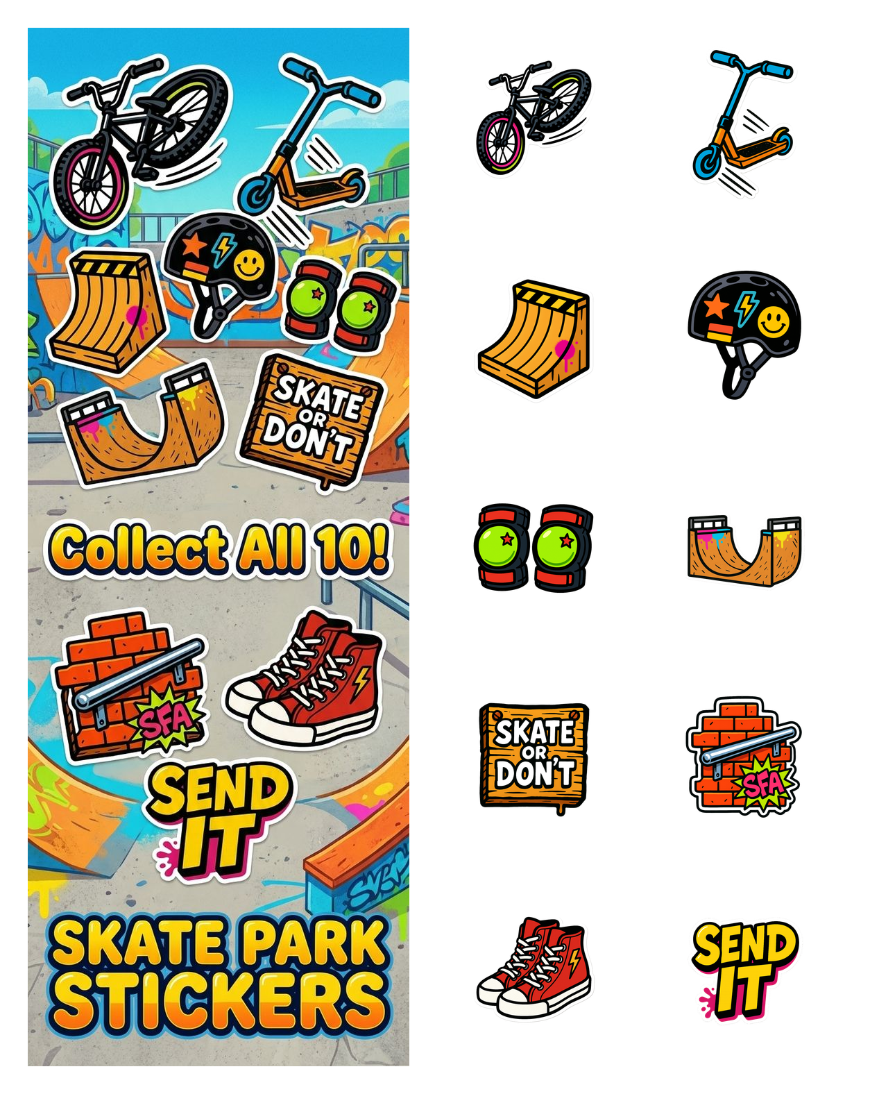 Skate Park Stickers