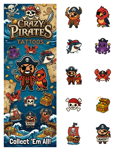 Crazy Pirates Tattoos