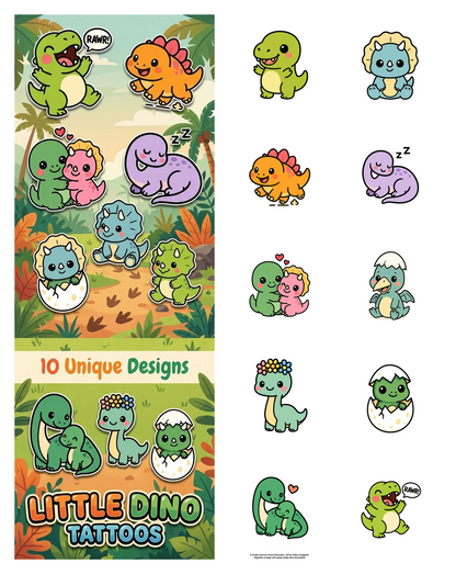 Little Dino Tattoos