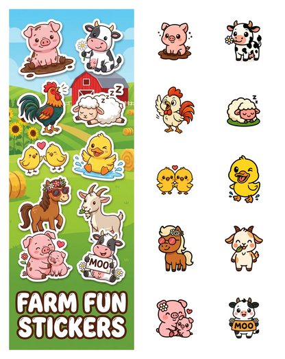 Farm Fun Stickers