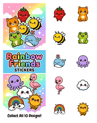 Rainbow Friends Stickers