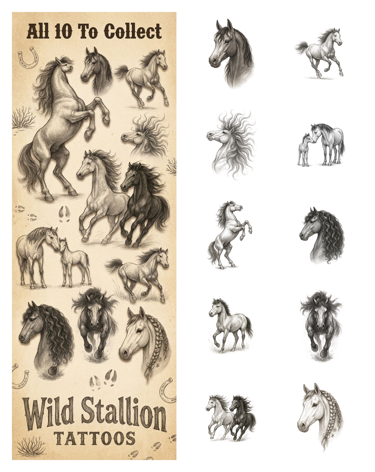 Wild Stallion Tattoos