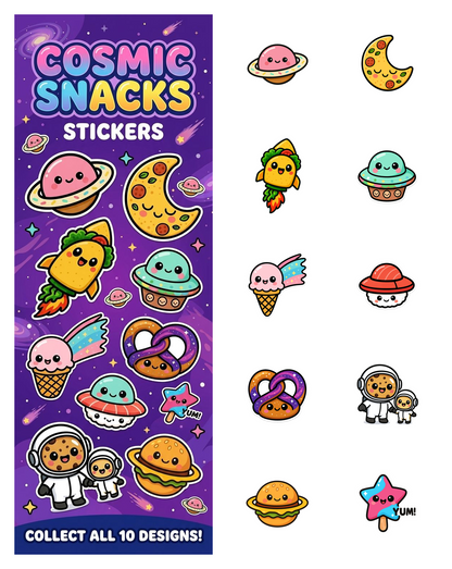 Cosmic Snacks Stickers