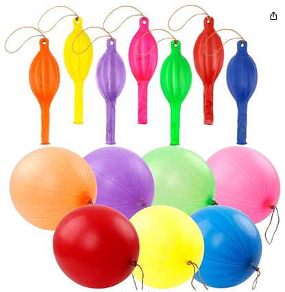 Colorful Punch Ball Balloon Party Favors