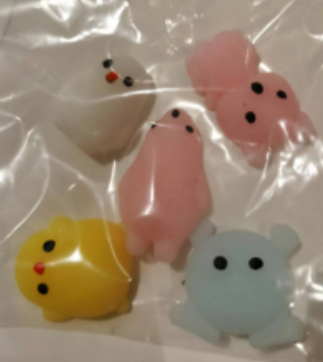 1" Pastel Flubby Creatures Toys