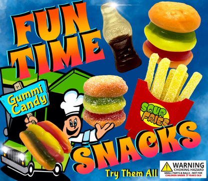 2" Fun Time Snacks in Toy Capsules