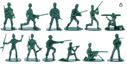 2" Classic Green Army Men Toys