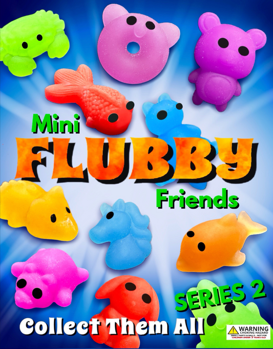 1" Mini Flubby Friends (Series #2) in Toy Capsules