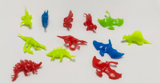 1" Sticky Dinosaurs
