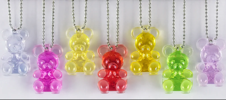 2" Acrylic Bears on Necklaces