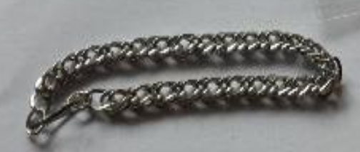 Thick Silver Chain Toy Bracelet - 7" - 100 Pack