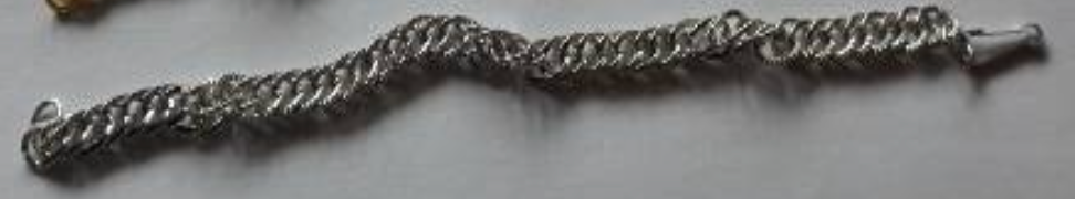 Thick Silver Chain Toy Bracelet - 7" - 100 Pack
