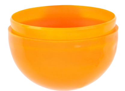 Large Plastic Orange Easter Eggs