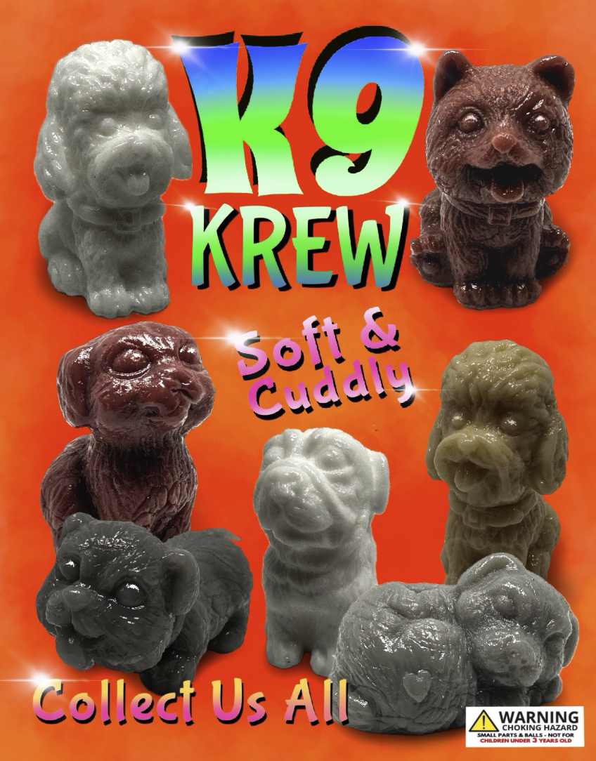 1" K9 Crew in Toy Capsules