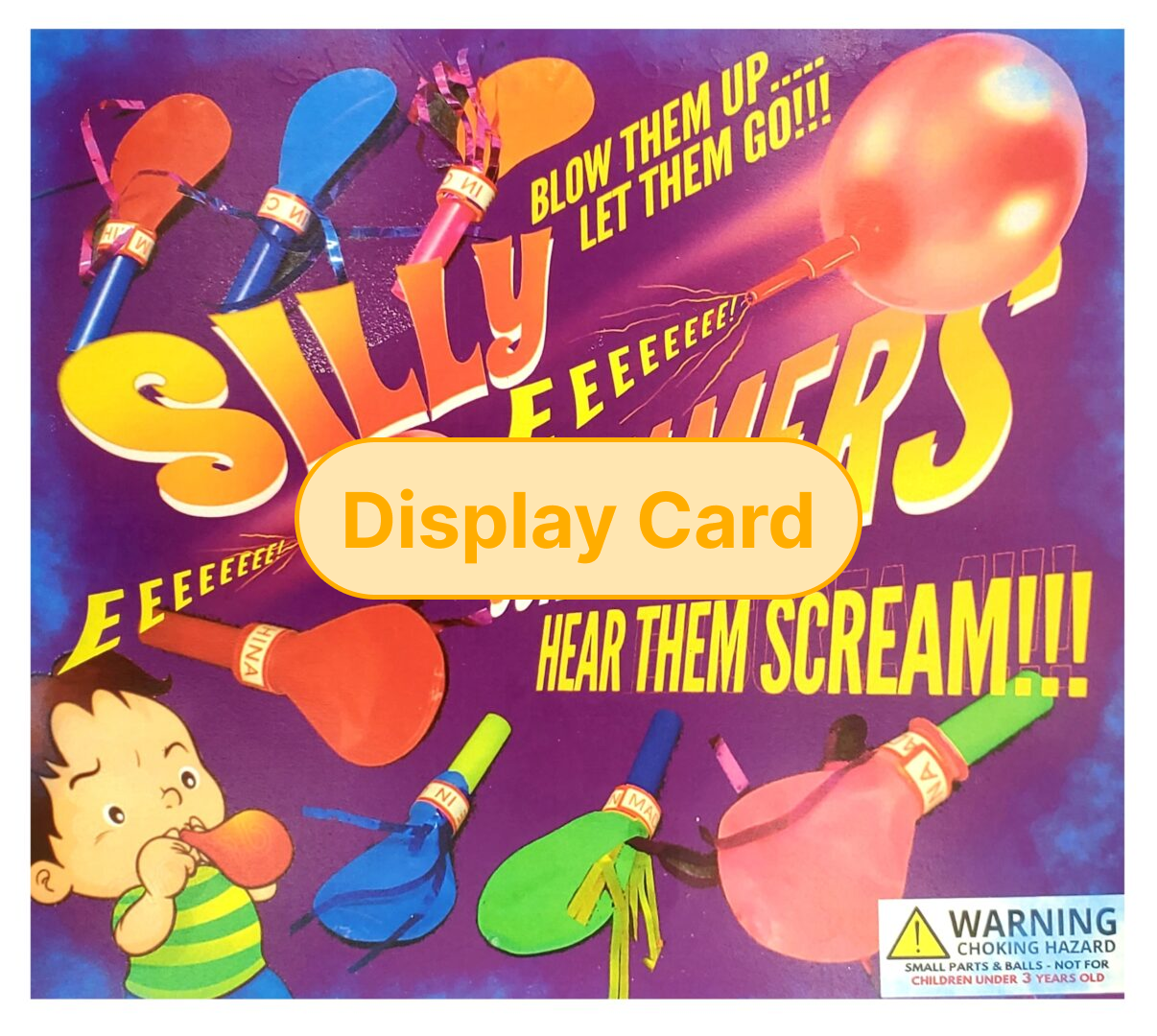Display Card - 2" Silly Screamers