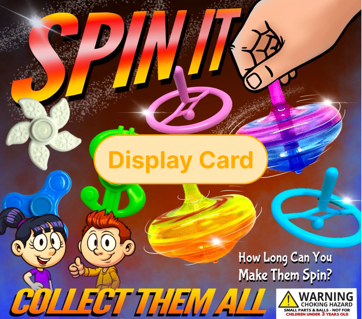 Display Card - 2" Spin-It Mix