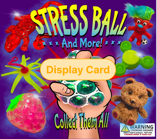 Display Card - 2" Stressball & More