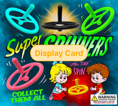 Display Card - 2" Super Spinners