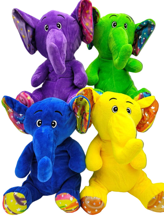 12″ Colorful Cute Elephant Plush Toy