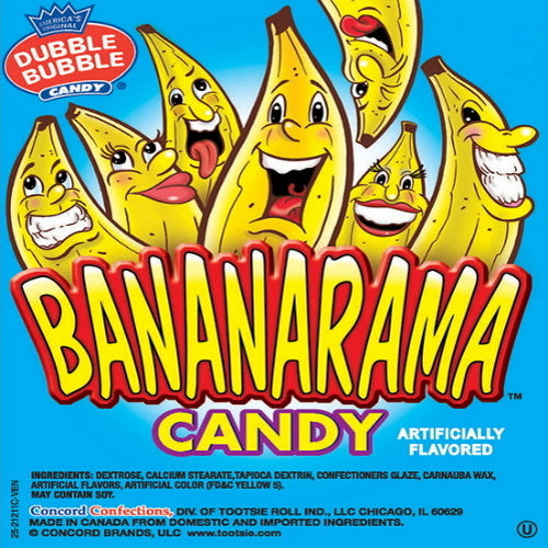 Bulk Dubble Bubble Bananarama Candy Wholesale