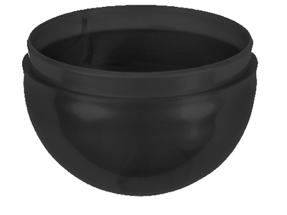 Large Plastic Black Easter Eggs