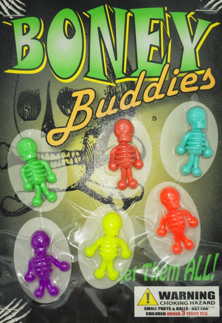 1" Boney Buddies in Toy Capsules