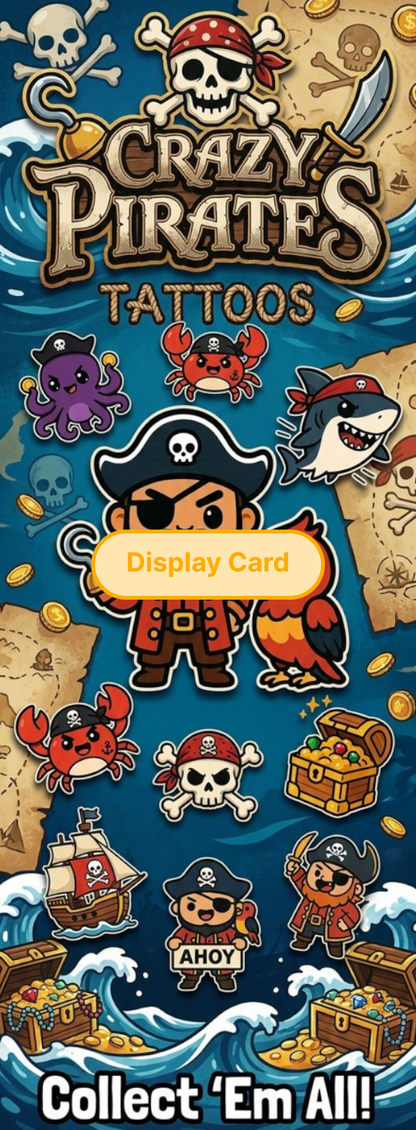 Display Card - Crazy Pirates Tattoos