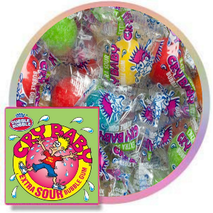 Bulk Cry Baby Assorted Wrapped Gumballs Wholesale