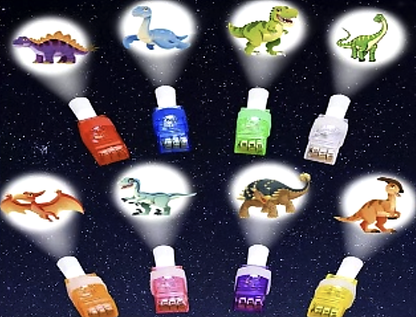 Light Up Animal Projector Rings