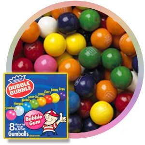Dubble Bubble 1.14" Assorted Gumballs