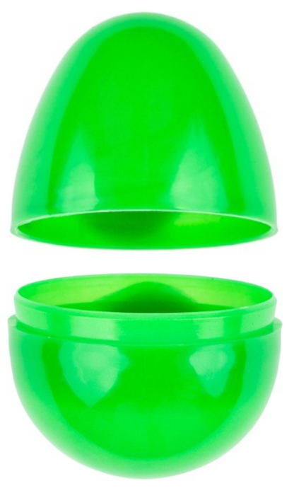 Large Plastic Green Easter Eggs