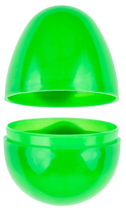 Large Plastic Green Easter Eggs